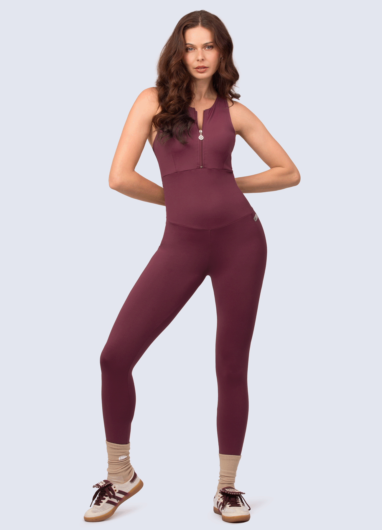 ONE PIECE EMANA CURVE UP - BURGUNDY
