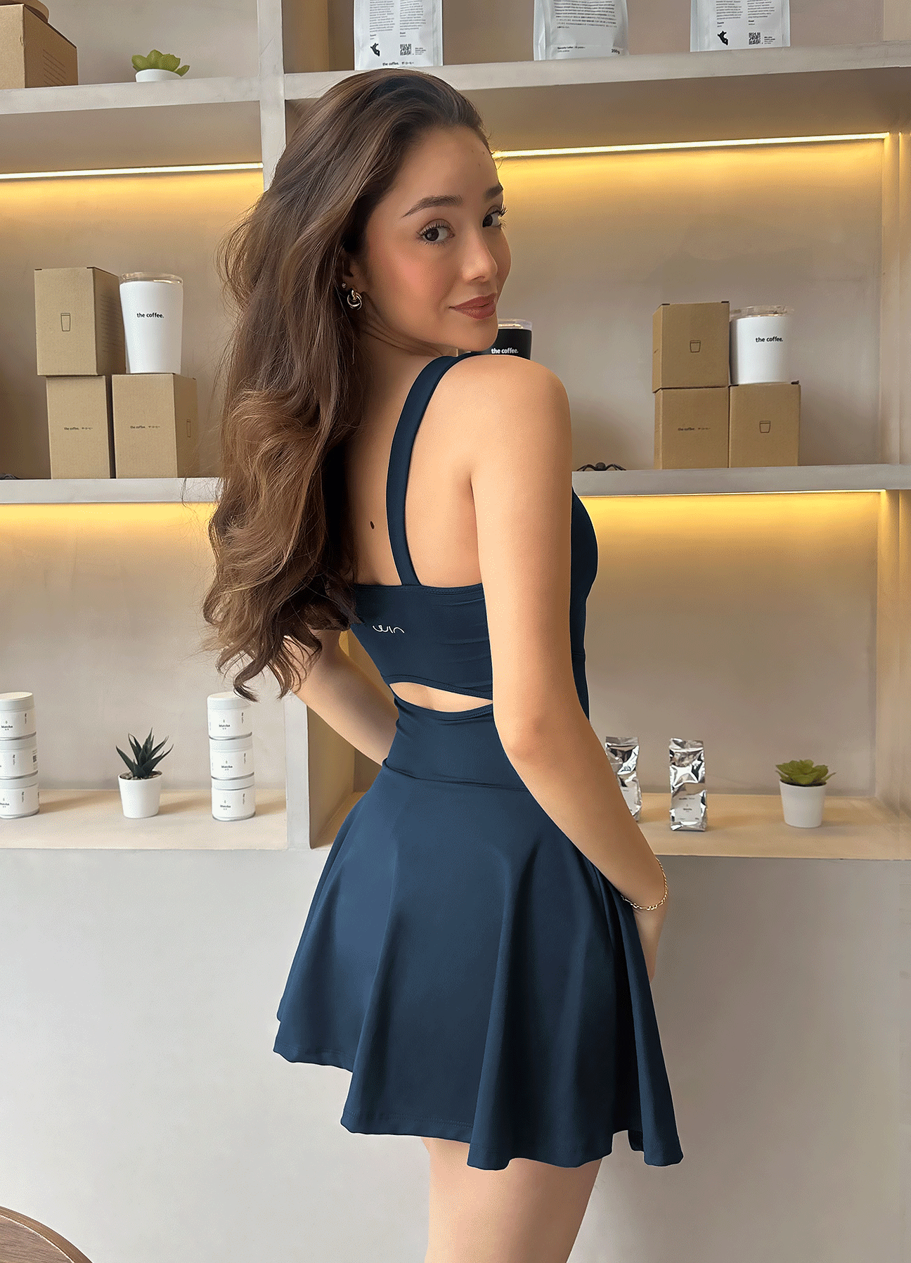ENTERIZO FALDA REPLAY - NAVY BLUE