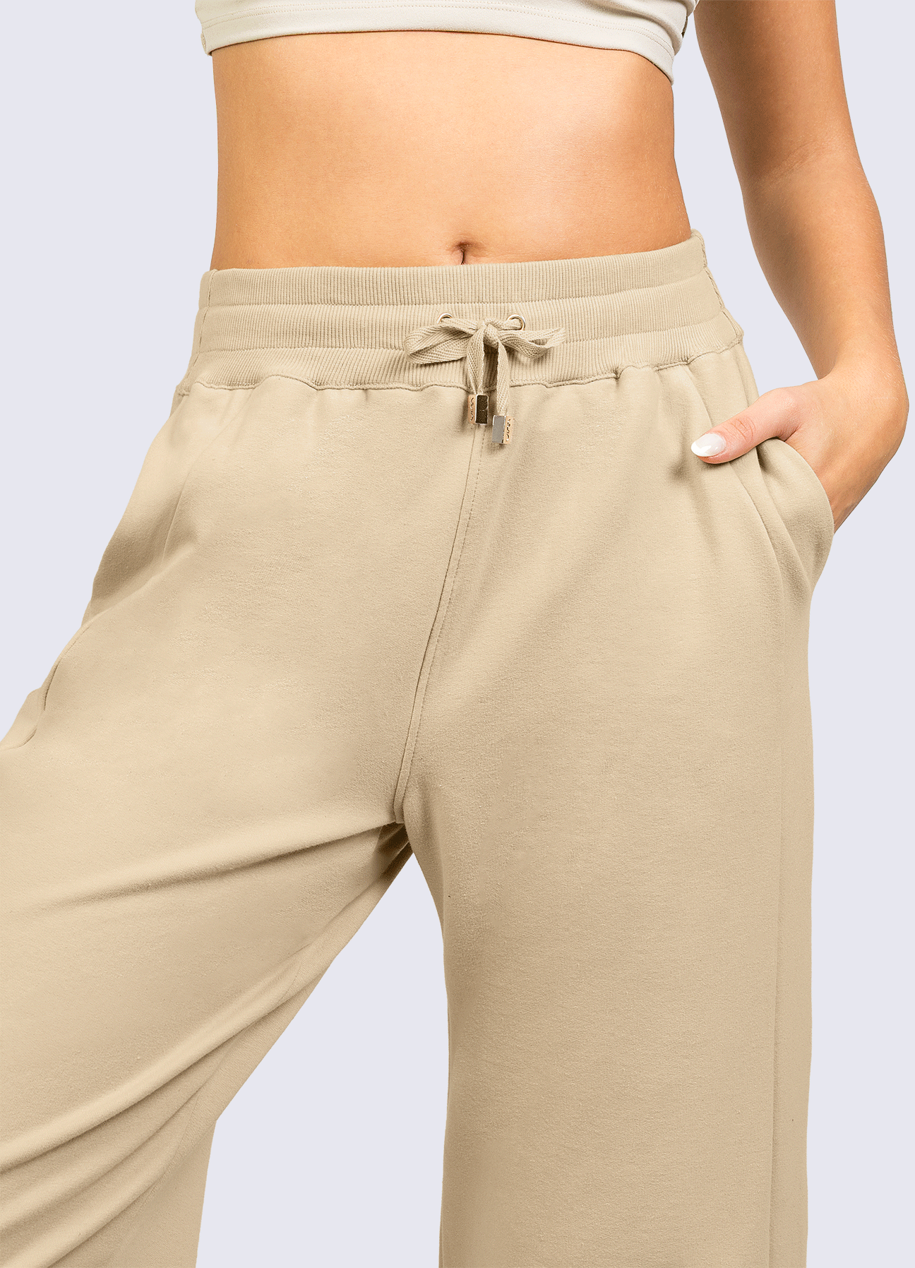 PANT ATHLEISURE - BEIGE