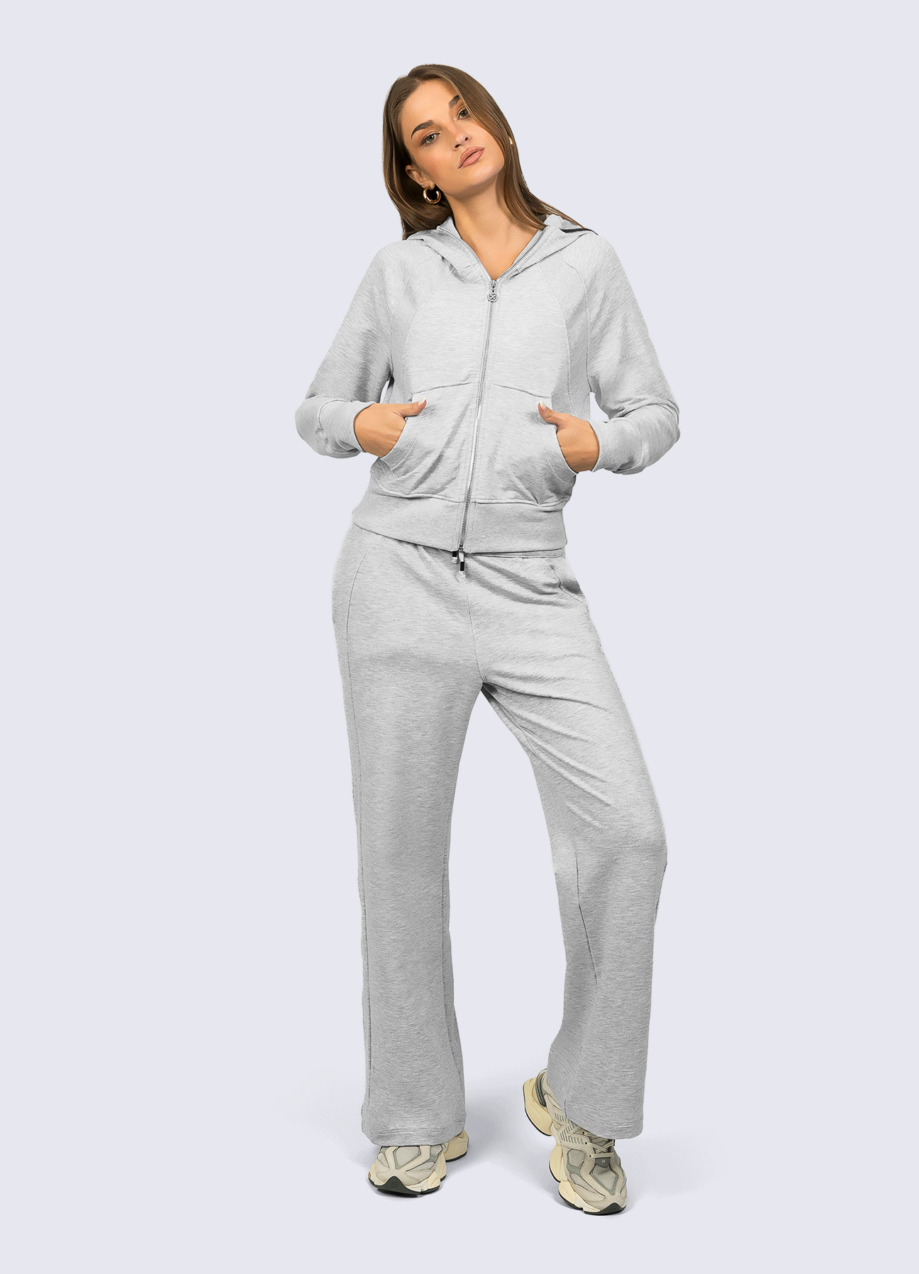 PANT ATHLEISURE - MELANGE