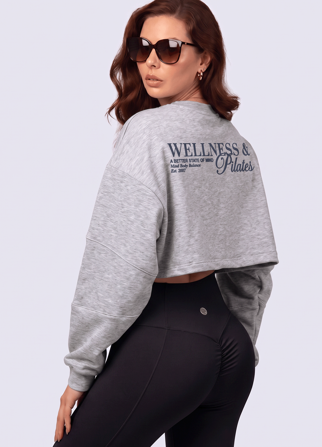 SWEATSHIRT WELLNESS - MELANGE