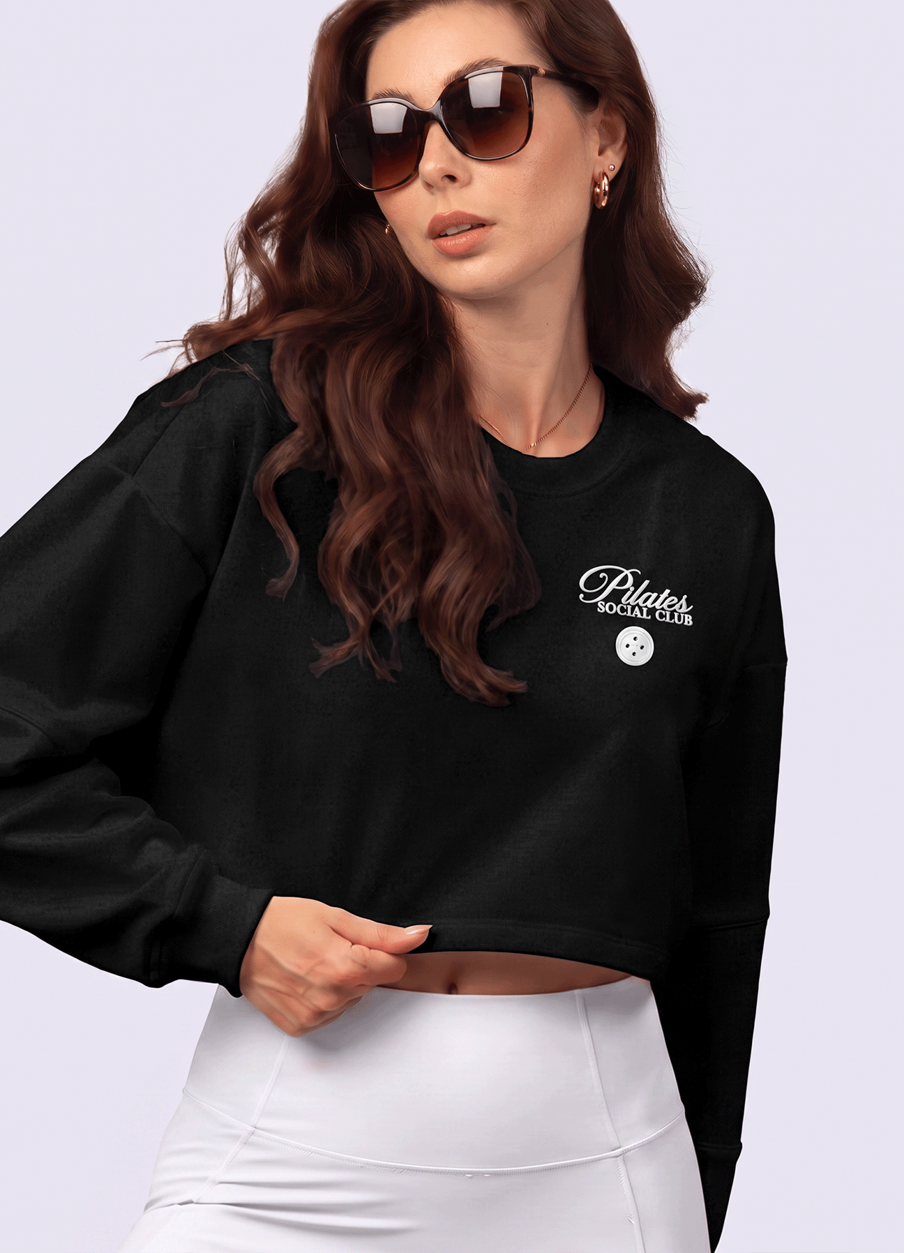 SWEATSHIRT WELLNESS - BLACK
