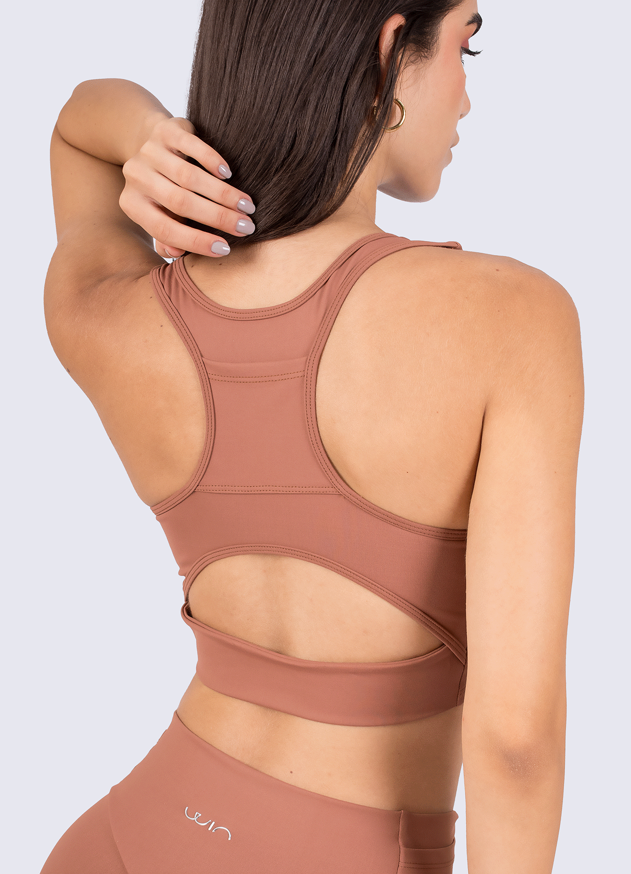 TOP EMANA SHAPE - COCOA BROWN