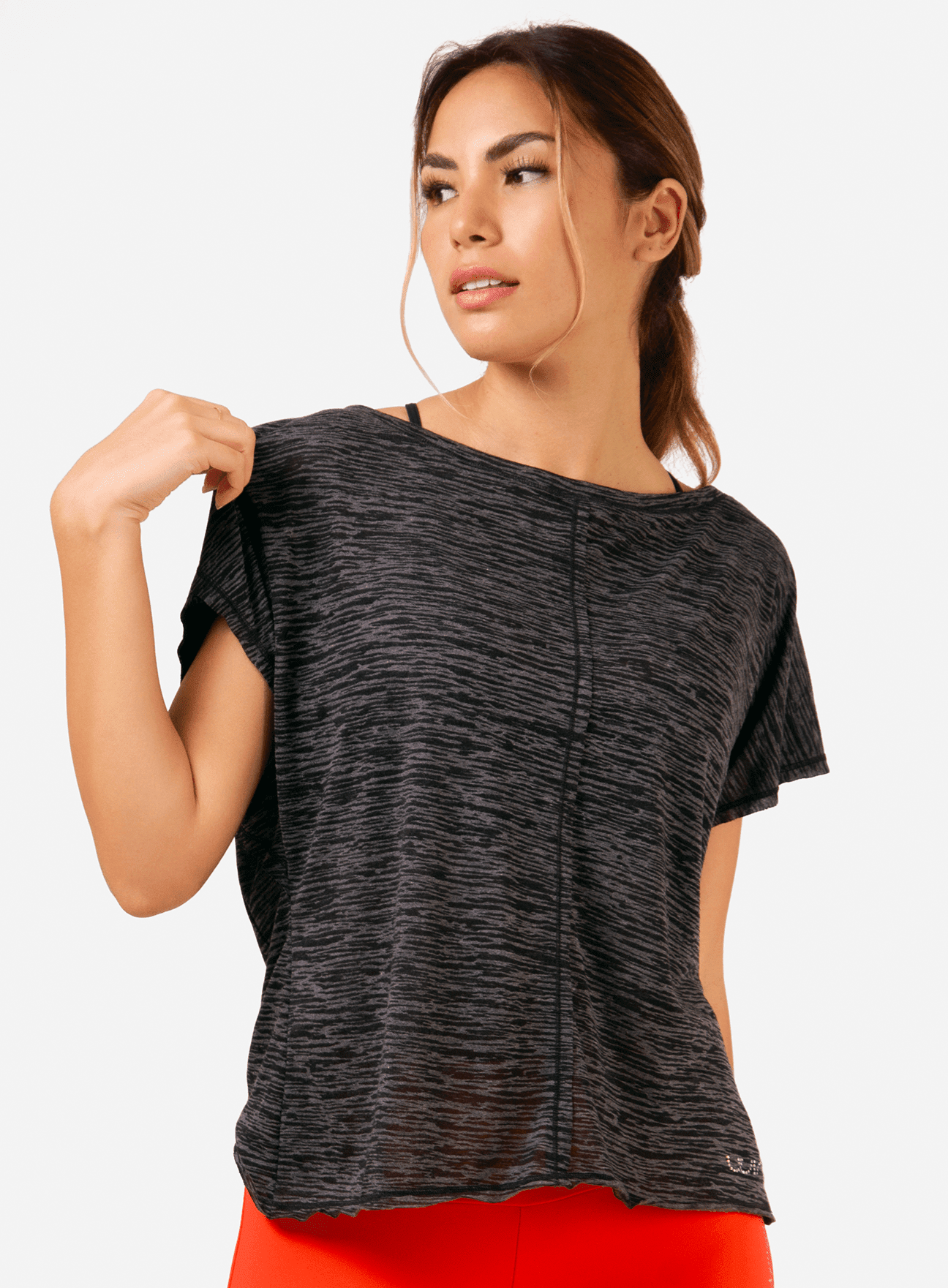 TShirt Cross Back T-Shirts WinFitnesswear#black