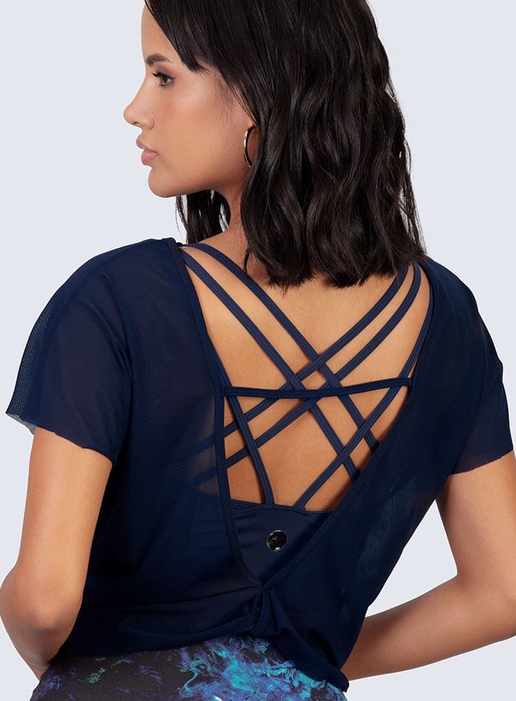 T-SHIRT LUXURY - NAVY BLUE T-Shirts WinFitnesswear
