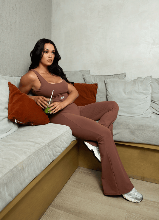 TOP EMANA SCULPT-BROWN