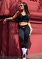 LEGGING EMANA COUNTOUR - BLACK