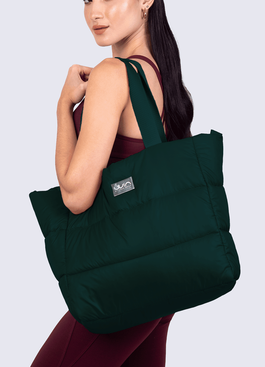 BAG PUFF-GREEN BOTTLE