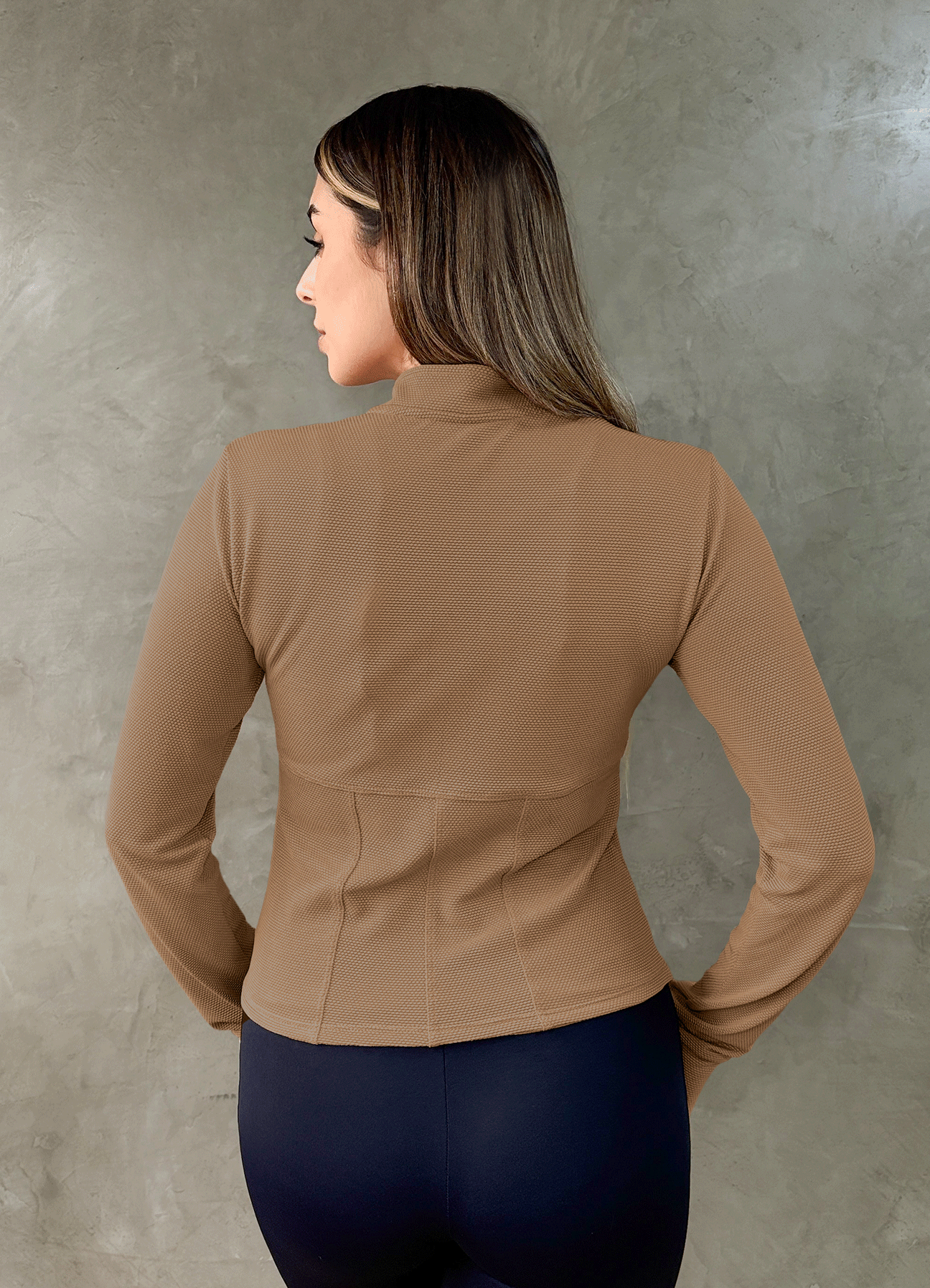JACKET STAY TEXTURE ALAMO BROWN