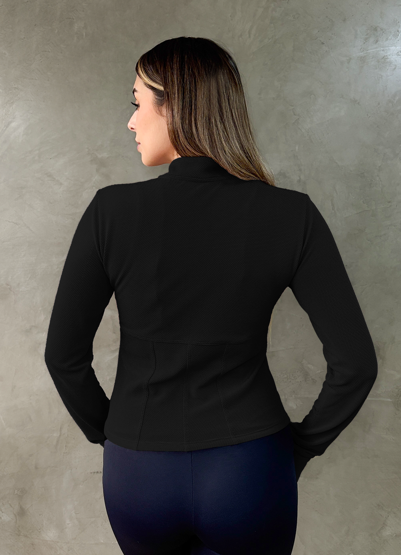 JACKET STAY TEXTURE BLACK