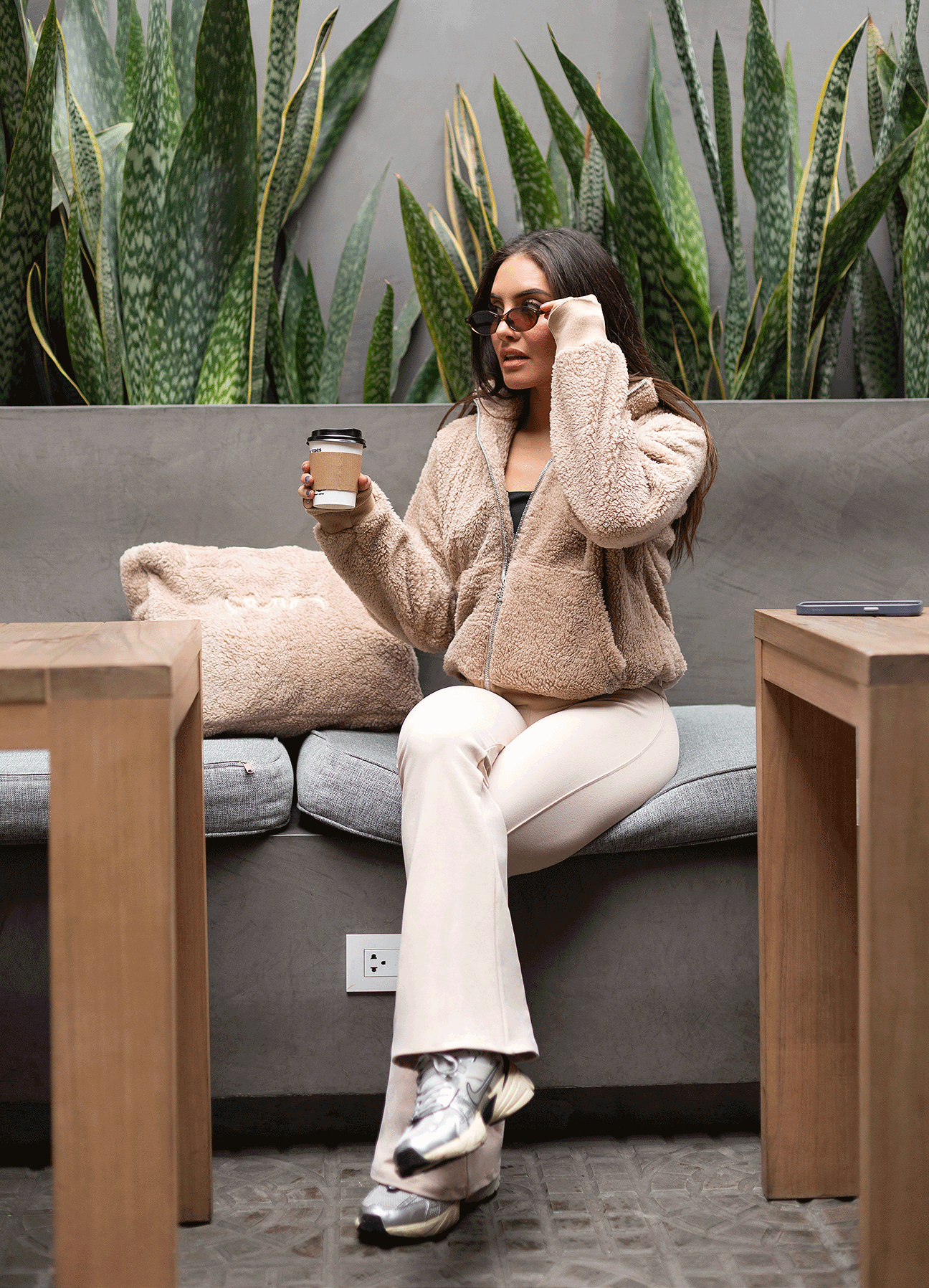 CASACA FLEECE BEIGE