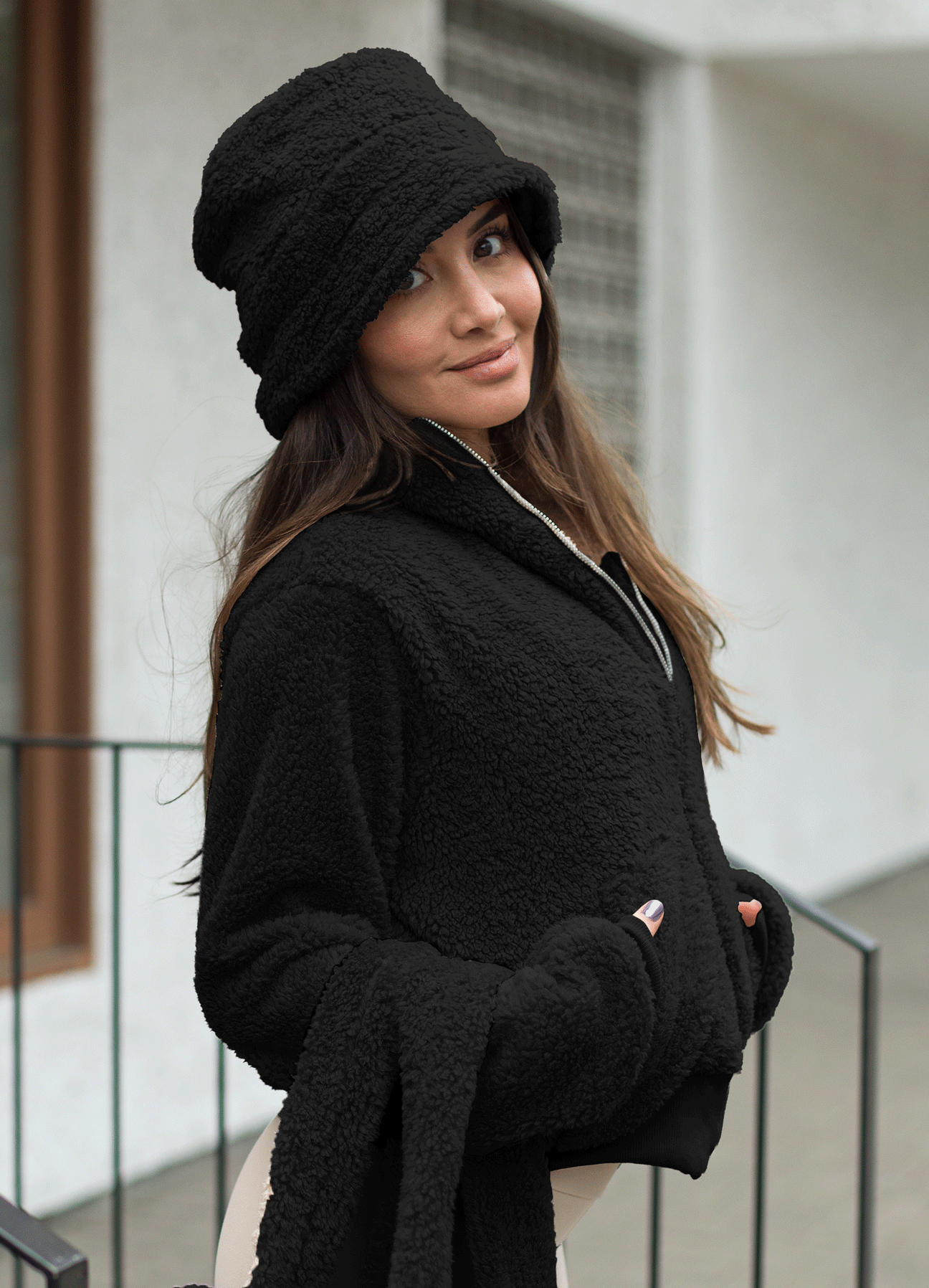 CASACA FLEECE BLACK