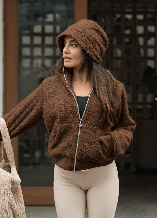 CASACA FLEECE BROWN