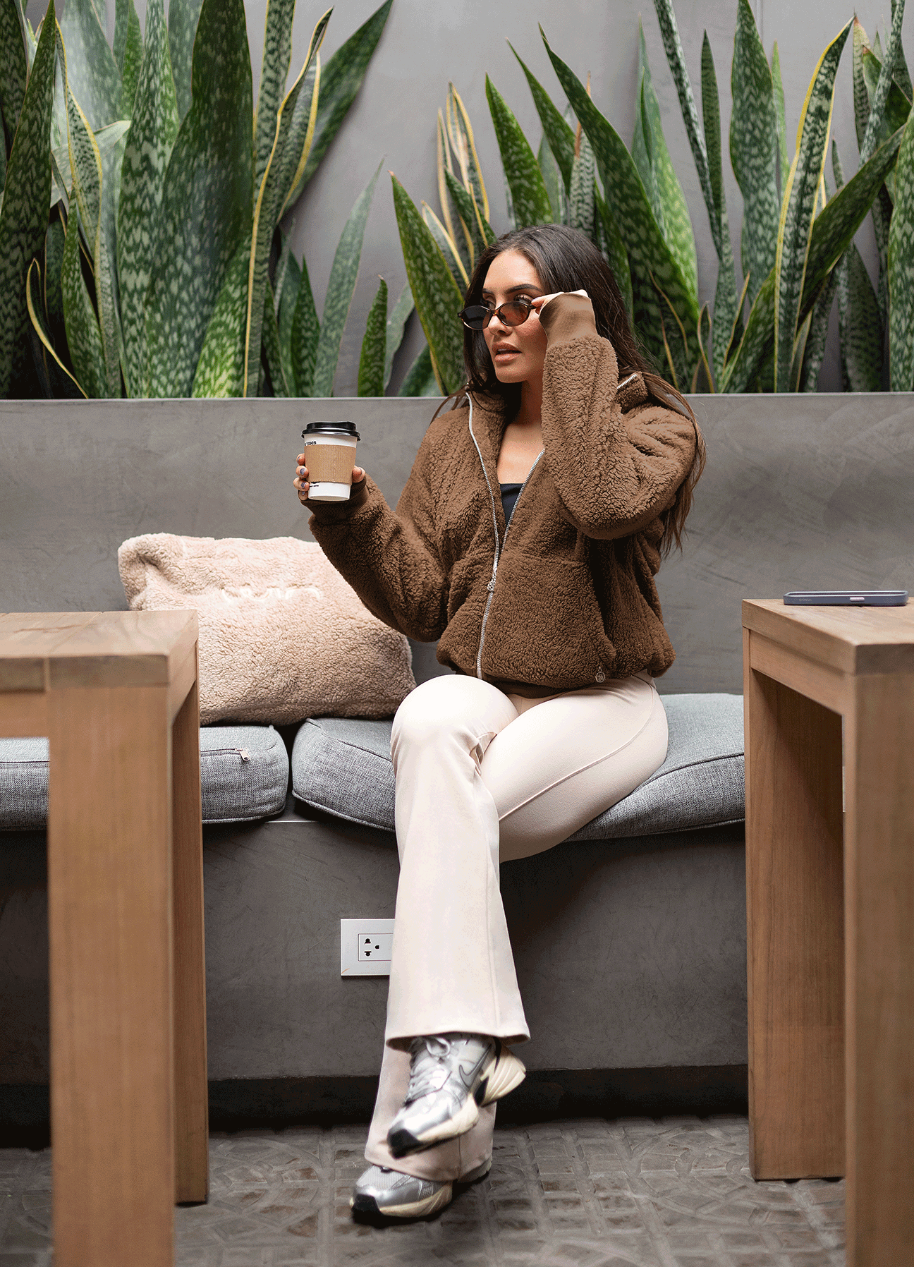 CASACA FLEECE BROWN