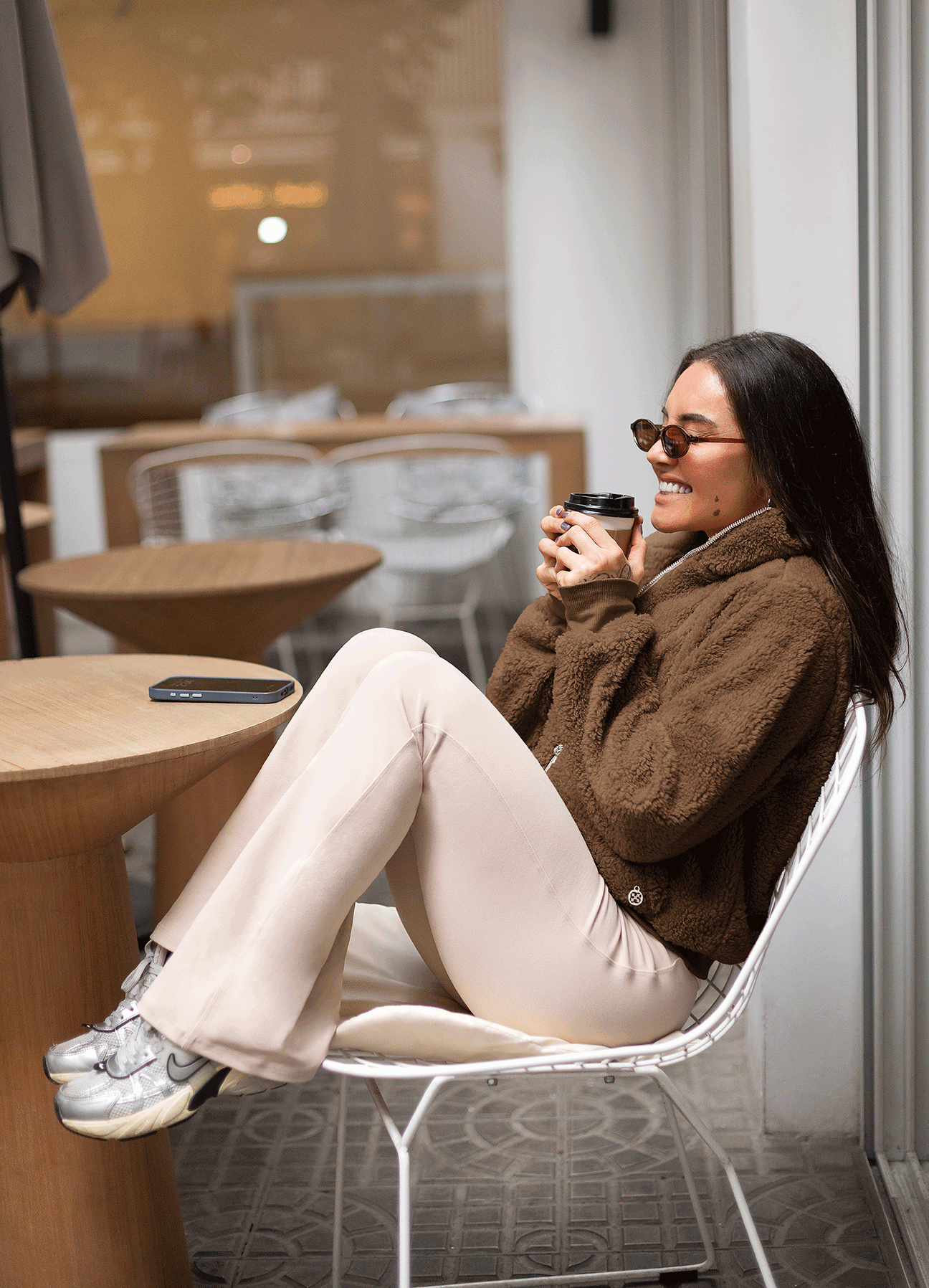 CASACA FLEECE BROWN
