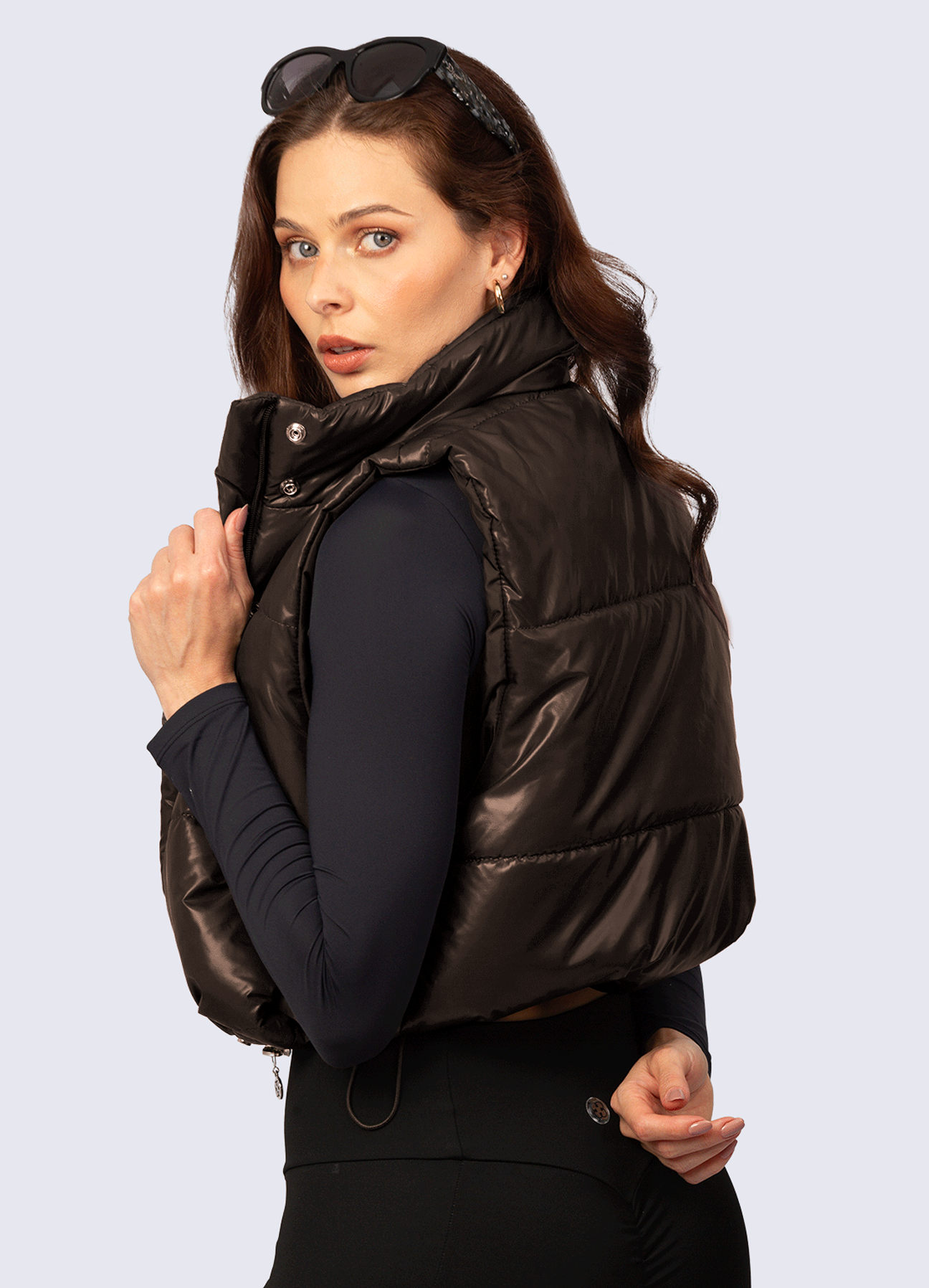 VEST PUFF - BROWN
