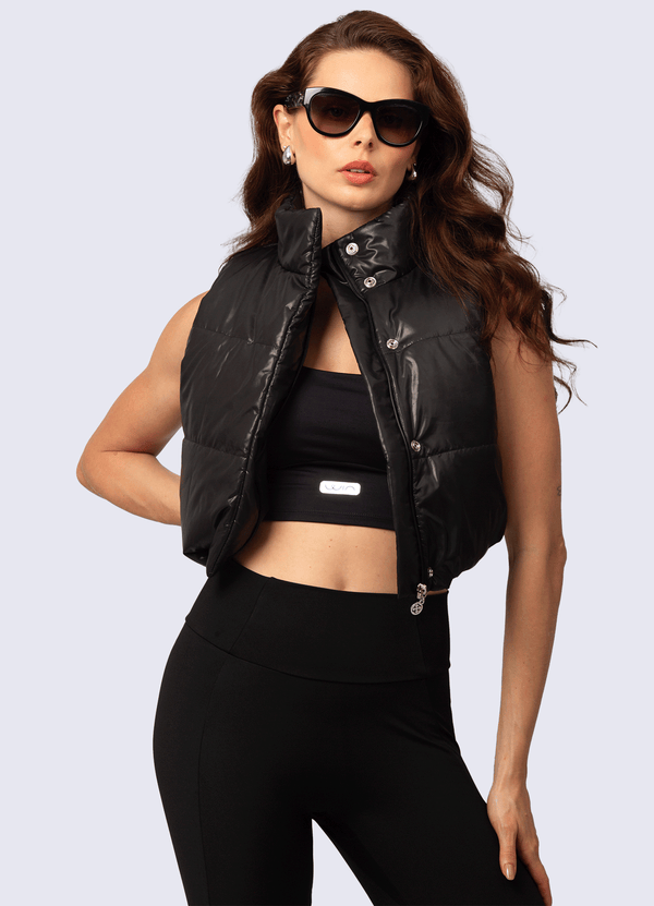VEST PUFF - BLACK