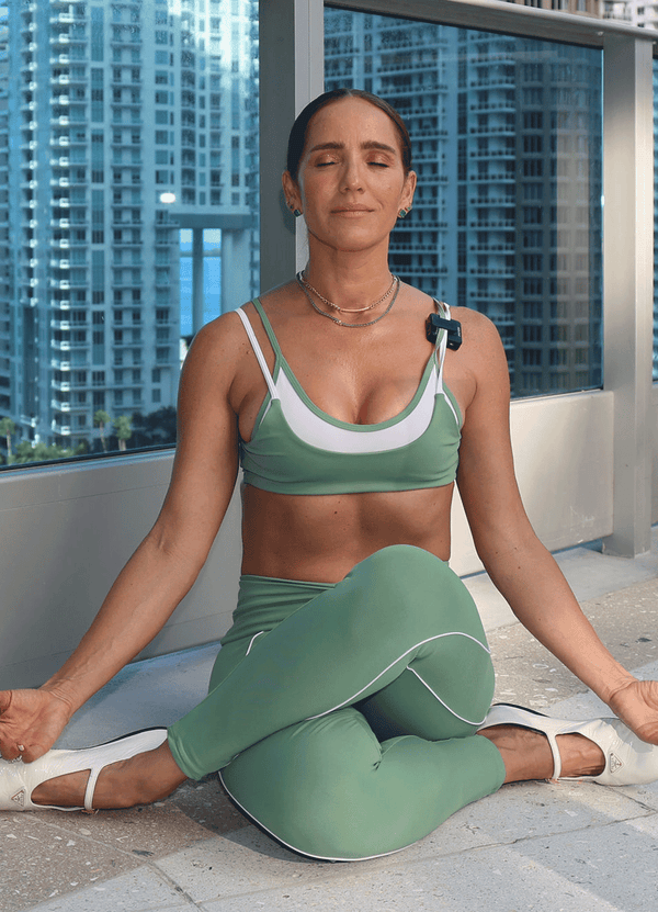 TOP EMANA CUT SUPPORT - GREEN