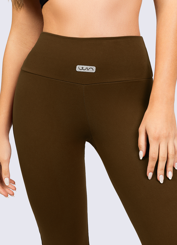 PANT FLARE BASIC - DARK BROWN