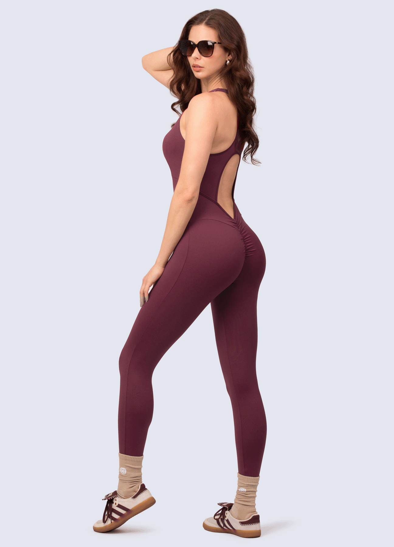 ONE PIECE EMANA CURVE UP - BURGUNDY
