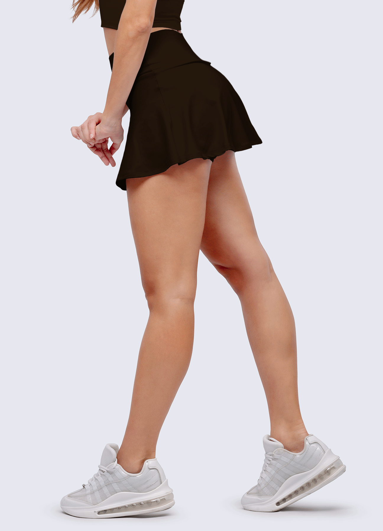 SKIRT SHORT BELL - BROWN