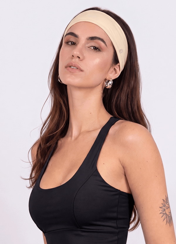 HEADBAND PERFORMANCE - BUTTERCREAM