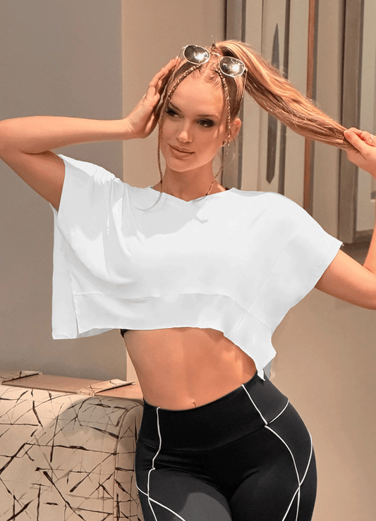 T-SHIRT SPORTY - WHITE