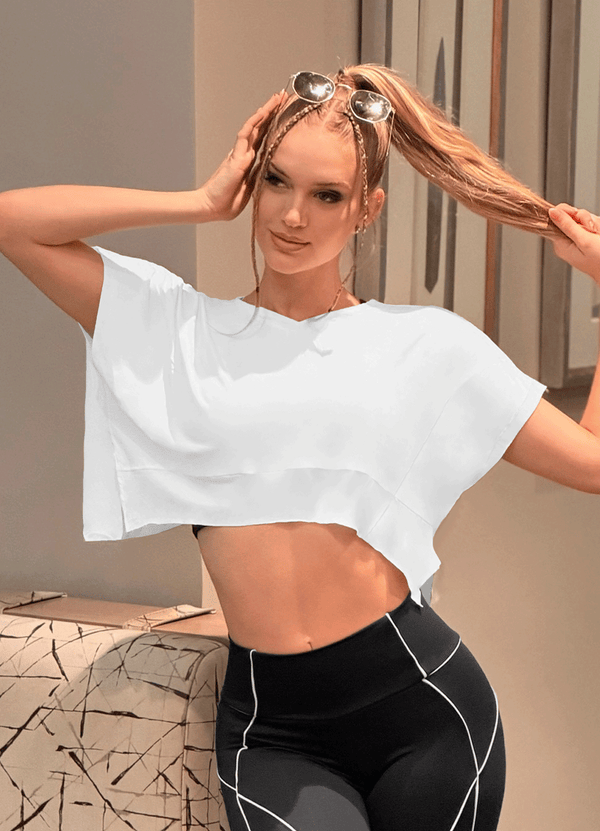 T-SHIRT SPORTY - WHITE