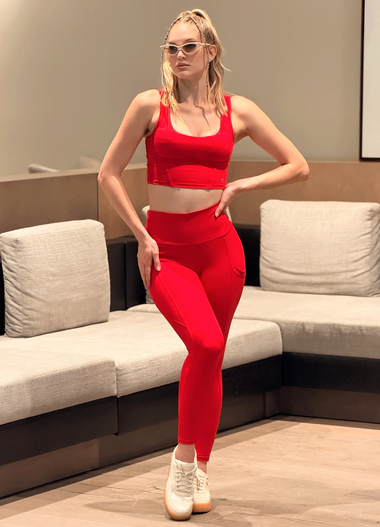 LEGGING EMANA DEFINE - RED