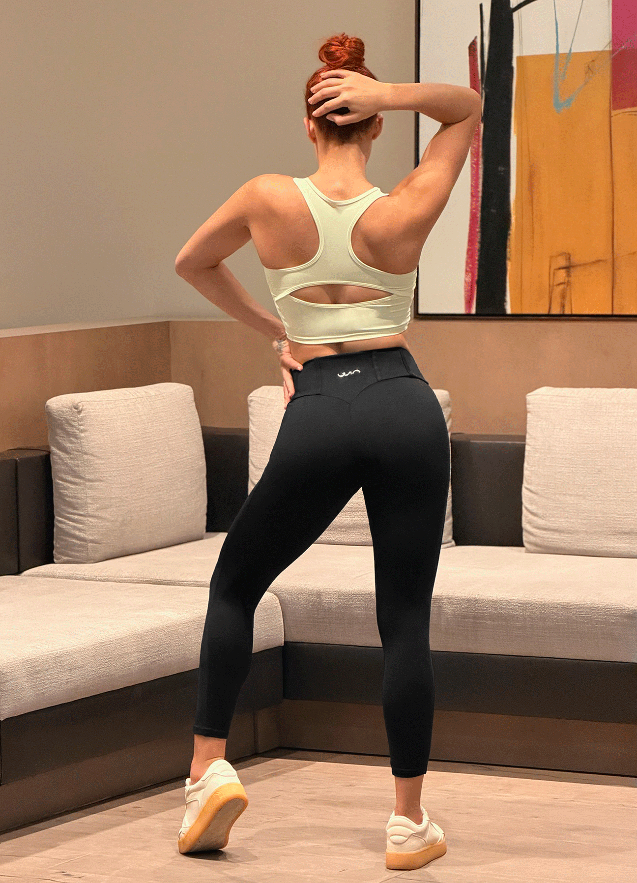 LEGGING EMANA PLAY - BLACK