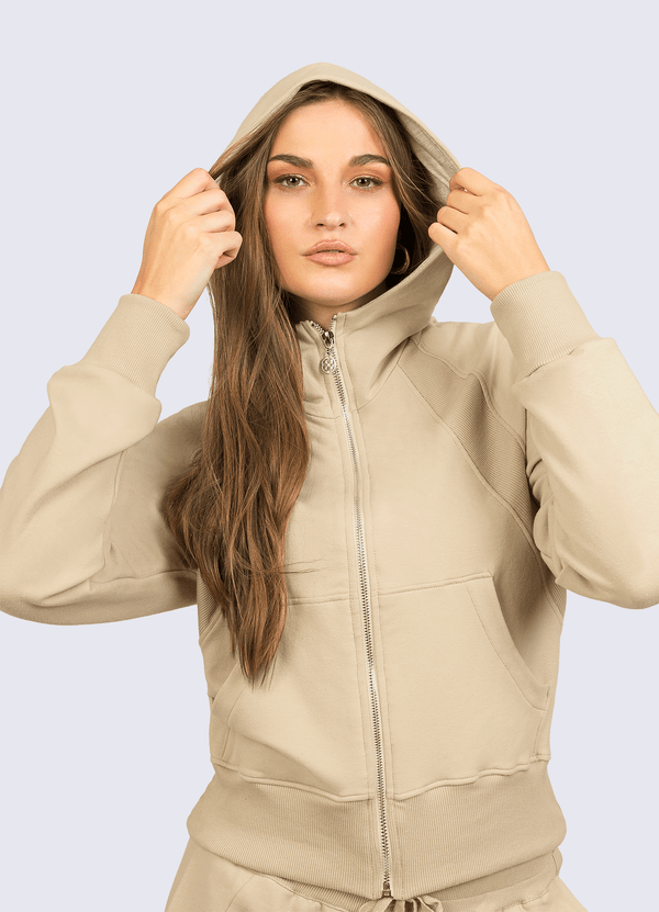JACKET ATHLEISURE - BEIGE