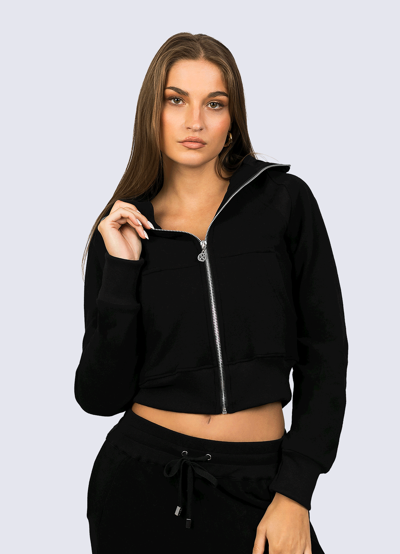 JACKET ATHLEISURE - BLACK