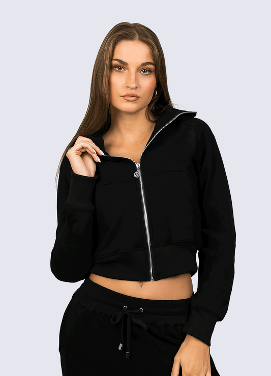 JACKET ATHLEISURE - BLACK