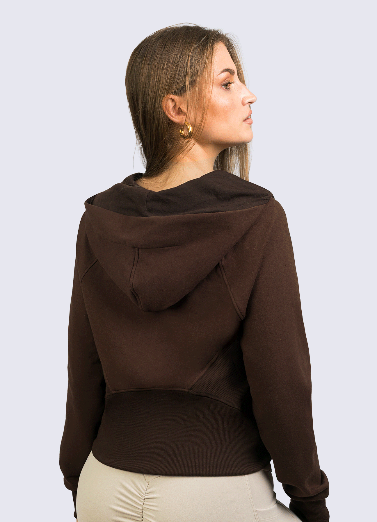 JACKET ATHLEISURE - BROWN