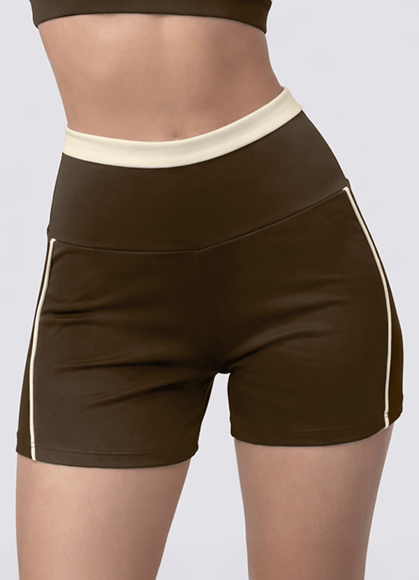 SHORT EMANA SILHOUETTE - DARK BROWN