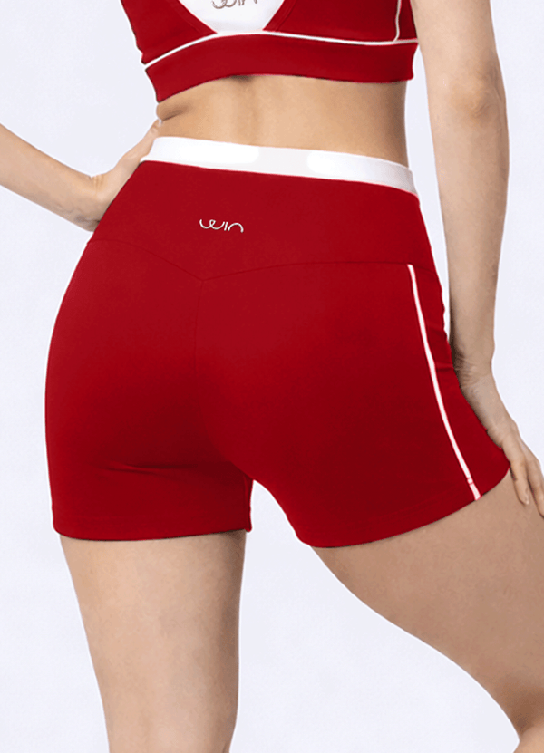 SHORT EMANA SILHOUETTE - RED