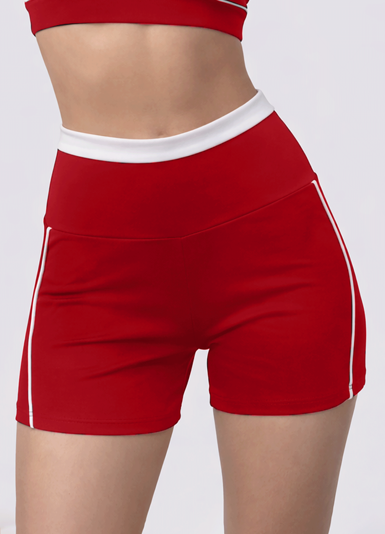 SHORT EMANA SILHOUETTE - RED