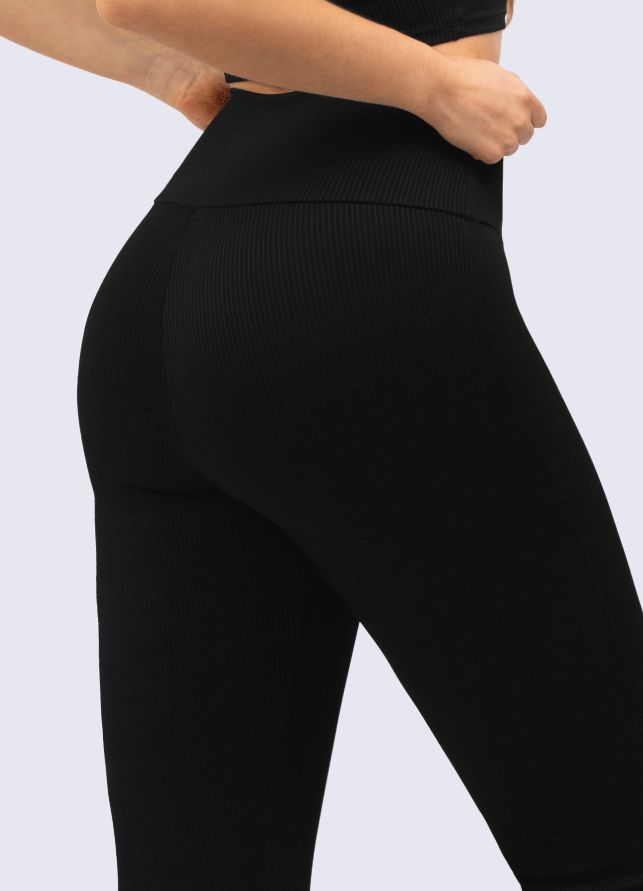 LEGGING ULTRA RIB-BLACK