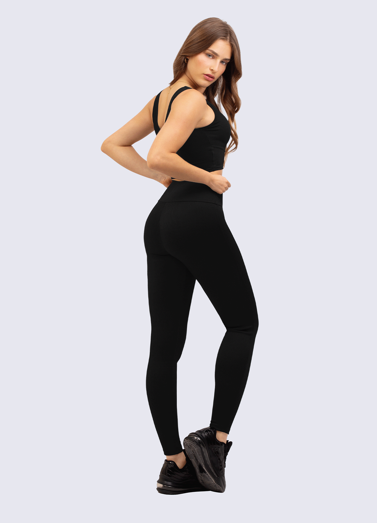 LEGGING ULTRA RIB-BLACK