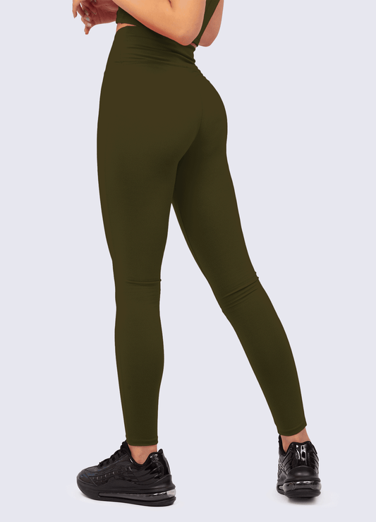 LEGGING ULTRA SUPLEX LISO - OLIVE GREEN