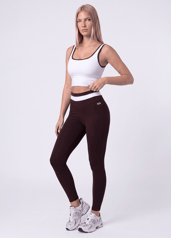 LEGGING EMANA BALANCE - BROWN
