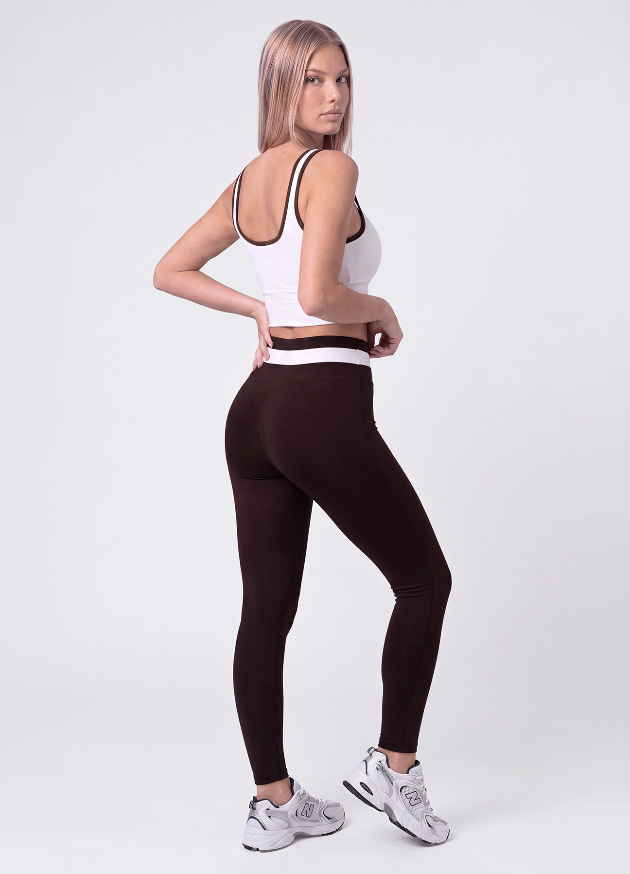 LEGGING EMANA BALANCE - BROWN