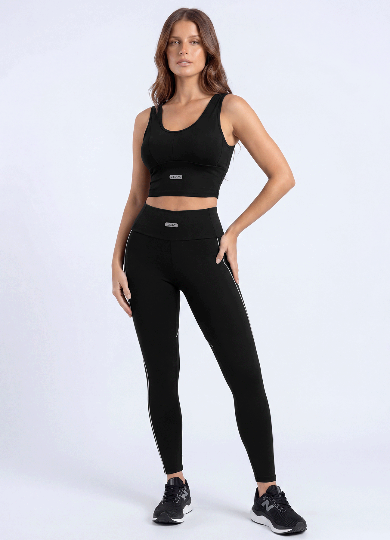 LEGGING EMANA BEAT - BLACK