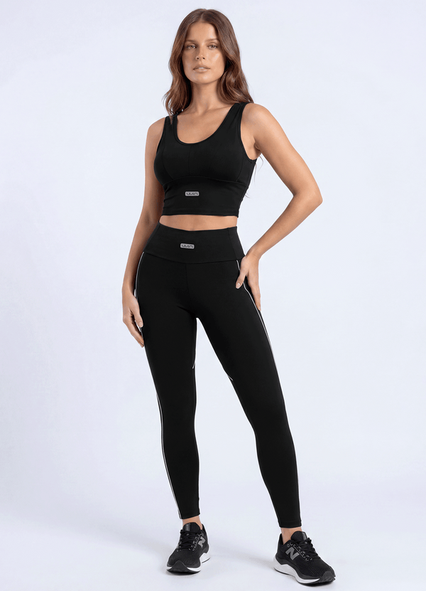LEGGING EMANA BEAT - BLACK