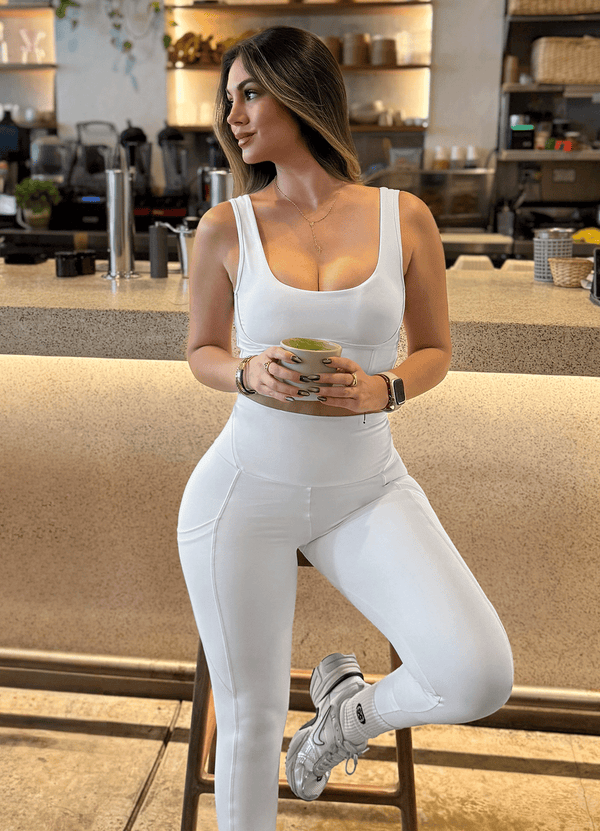 LEGGING EMANA DEFINE - WHITE