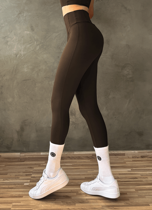 LEGGING EMANA PLAY - DARK BROWN