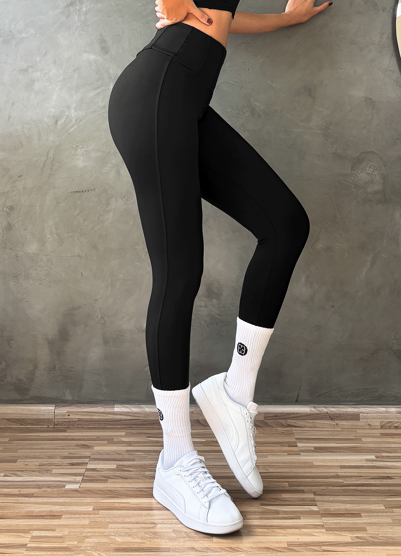 LEGGING EMANA PLAY - BLACK