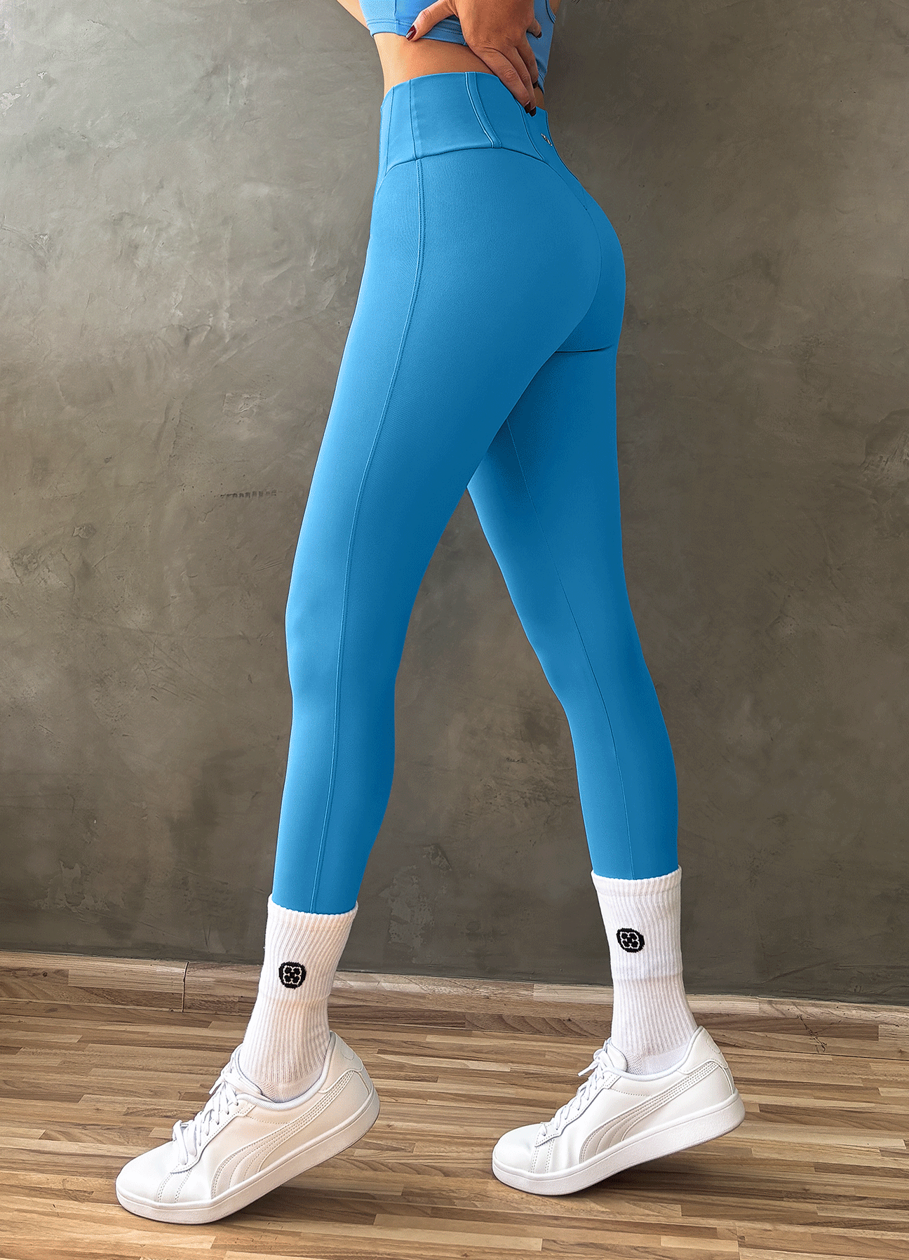 LEGGING EMANA PLAY - TURQUOISE