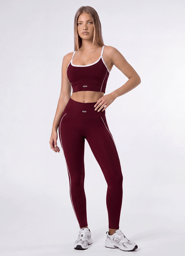 LEGGING EMANA RECOVER - BURGUNDY