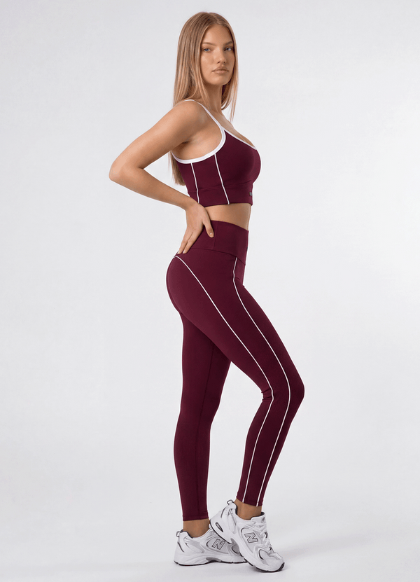 LEGGING EMANA RECOVER - BURGUNDY